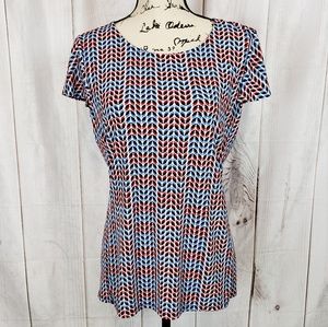 Liz Claiborne Flutter Sleeve top